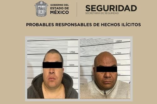 Detienen a presuntos homicidas de Villa Victoria y Almoloya de Juárez
